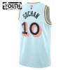 Dres San Antonio Spurs Jeremy Sochan Nike 2024-25 City Edition Plava Swingman - Dječji